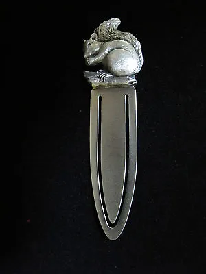£10.95 • Buy Squirrel Pewter Book Mark Animal - Ideal Gift - Bookmark - Gift Boxed