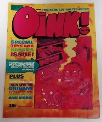 COMIC - Vintage Oink! UK Comic #25 April 4th To April 17th 1987 Toys Hobbies  • £3.50