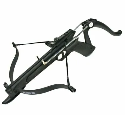 (New In Box) Self Cocking 80Lb Fiber Tactical Mini Hunting Pistol Crossbow  • $34.95