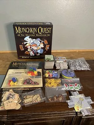 Munchkin Quest The Munchkin Board Game 1st Edition 1st Printing 100% Complete • $99.99