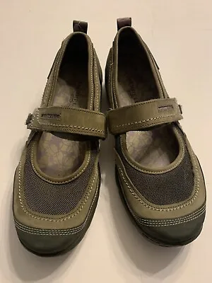 Merrell J68176 Mary Jane Sandal Shoes Women US 8 Mimosa Emme Dusty Olive • $17