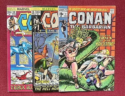 CONAN THE BARBARIAN 7 15 20 1st APPEAR THOTH AMON BARRY SMITH 1971 3x Bronze • $44