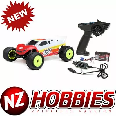 Losi LOS01019T1 1/18 Mini-T 2.0 2WD Stadium Truck Brushless RTR Red • $229.99