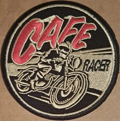 Cafe Racer Embroidered Iron On Patch • $6.80