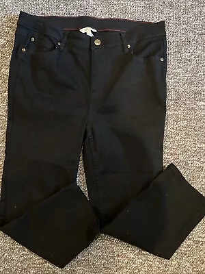 Matilda Jane Womens Capri Pants Size 12 Black Denim • $10.95