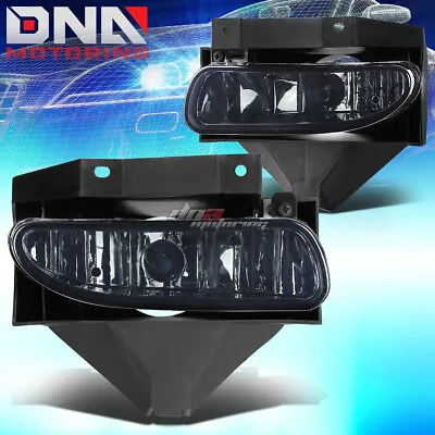 Smoked Tinted Lens Oe Bumper Fog Light Lamp Assembly For 99-04 Mustang New Edge • $28.99