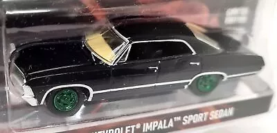 Greenlight 1/64 Chevrolet Impala 1967 Black CHASE Edition Model Car • $68.07