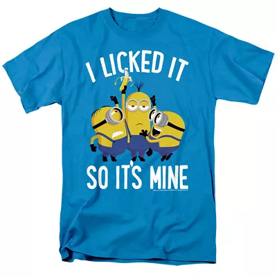 MINIONS I LICKED IT SO IT'S MINE Licensed Adult Men's Graphic Tee Shirt SM-3XL • $22.95