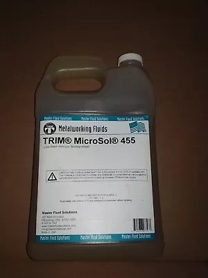 TRIM MicroSol 455 Low-Foam Semisynthetic Metalworking Fluids 1-Gallon • $54.99