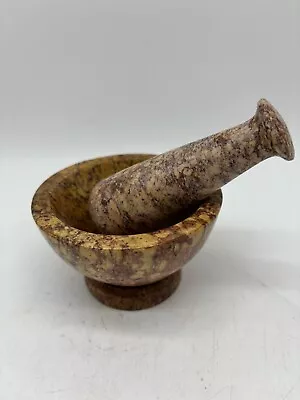 Natural Soapstone Mortar & Pestle 4  By 2 1/2      4  Pestle • $20