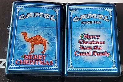 Zippo Christmas Camel Sapphire Blue CZ 1032 LIMITED EDITION 50 MADE 2021 !.  • £124.38