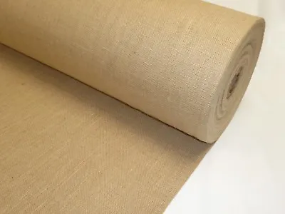 £1.25 • Buy Natural Hessian Fabric 100% Jute 10oz Burlap 183cms Wide (by The Metre) Schools