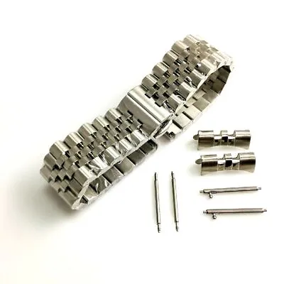 Jubilee Style Replacement Quick Release & Curved End Metal Steel Watch Band 7031 • $19.95
