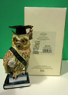 $39.95 • Buy LENOX The SCHOLARLY OWL GRADUATION DAY Graduate Figurine -- -- -- NEW In BOX