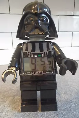 £7.90 • Buy Lego Star Wars Darth Vader Black Digital Alarm Clock - Tested & Working - 2014