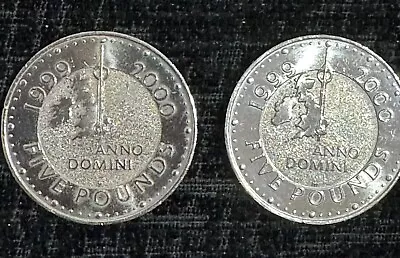 £5 Five Pound Coin Royal Mint Millennium. Anno Domini. 1999-2000. • £695