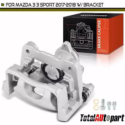 New Brake Caliper W/ Bracket For Mazda 3 3 Sport 2017-2018 Rear Right BAY02661X • $68.99