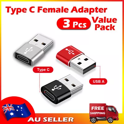 Type C Adapter USB C Female To USB A Male Converter Charging Data Converters • $7.96