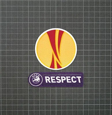 UEFA Europa League & Purple RESPECT Sleeve Patches 2009-2011 • £8.20