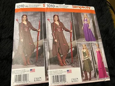 Simplicity Pattern 1010 Ms Fantasy Costume/Cosplay - LOTR Elf ~ Khaleesi GOT Etc • $4.50