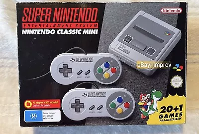 Super Nintendo Entertainment System - Classic Mini - SNES Brand New In Box • $190