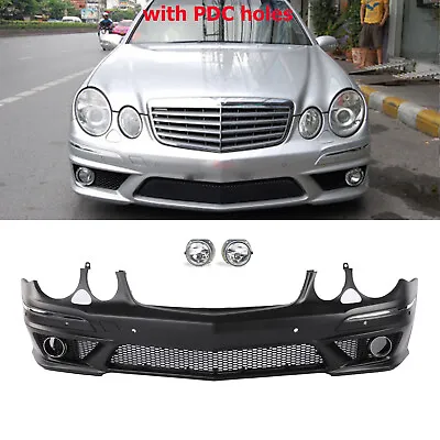 Front Bumper Body Kit W/ PDC E63 AMG Style For 2007-2009 Mercedes W211 E-Class • $531.04