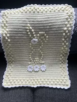 Hand Made Crochet Baby Blankets Girl • £12