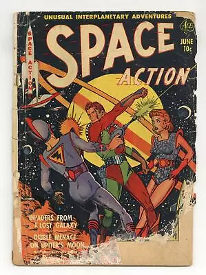 Space Action #1 PR 0.5 RESTORED 1952 • $115