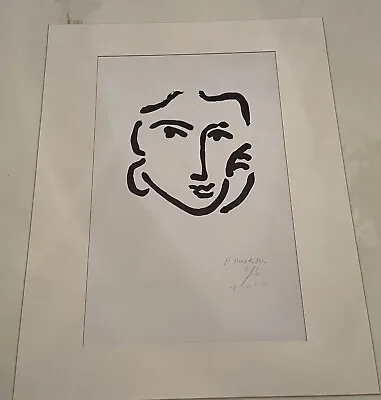 Henri Matisse Nadia Au Regard Sérieux 1948 Aquatinte Collection Musée Matisse • $159