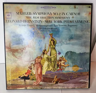 Mahler Symphony No. 2 Leonard Bernstein Conducting NY Philharmonic 2 LP Box Set • $53