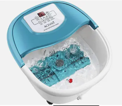 Foot Spa Bath Massager With Heat Bubbles Vibration Digital Temperature Control • $20