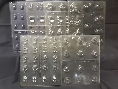 $24.75 • Buy Vintage Appollo Plastic Candy Soap Chocolate Molds Easter, Graduation Lot Of 6