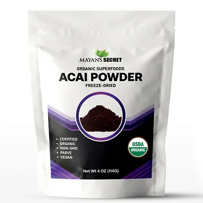 Organic ACAI Freeze Dried Fruit Powder Energy VITAMIN C Antioxidants 4oz • $12.99