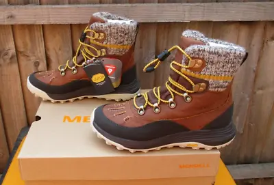 £99.05 • Buy Ladies Merrell Siren 4 Thermo Waterproof Hiking Walking Boots Oak New In A Box