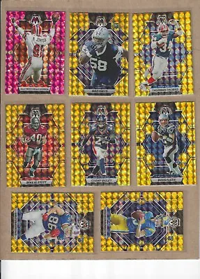 2023 MOSAIC PINK AND YELLOW PRIZM ~ YOU PICK! W/ RC Rookies Inserts Pick • $1.49
