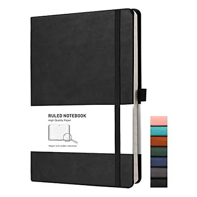  Lined Notebook Journal - College Ruled Notebooks With 192 Numbered Black • $14.16