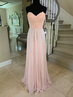 $398 NWT BLUSH LA FEMME PROM/PAGEANT/FORMAL/BRIDESMAID DRESS/GOWN  #20535 Size 4 • $149