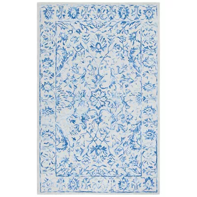 SAFAVIEH Metro MET255M Handmade Blue / Beige Rug • $77.99