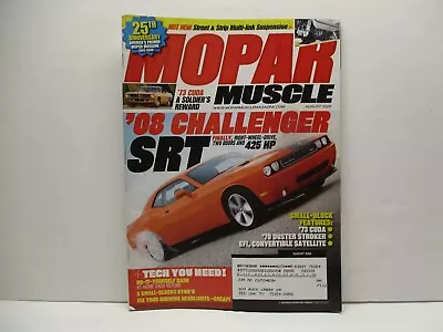 August 2008  Mopar Muscle Magazine Parts Truck Car Dodge Ram 4x4 Diesel Gas Hemi • $8.49