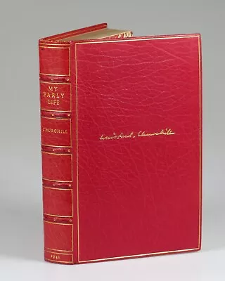 Winston Churchill - My Early Life 1st Macmillan Printing Full Bayntun Leather • £1205.55