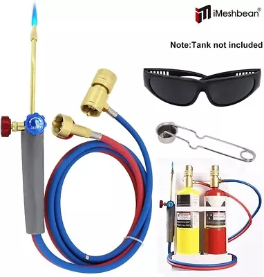 Oxygen MAPP Torch Kit Portable Cylinder Metal Stand For Soldering Brazing Sparke • $76.30