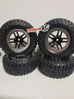 NEW FOR TRAXXAS SLASH 1/10 2WD Wheels Tires BF GOODRICH Silver FOX RAPTOR RL19P • $42.99