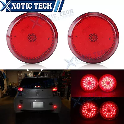 Red Lens LED Tail Rear Bumper Reflector Lights Lamp For Toyota Corolla 2007-2010 • $21.97