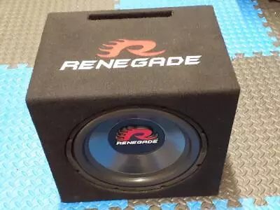 Renegade RXV1200 600 Watt 12  Subwoofer With Enclosure - 4 Ohm • £69