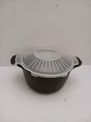 Pampered Chef Microwave Steamer Or Melting Pot 4 Cup 1 Qt Locking Lid Rice... • $12