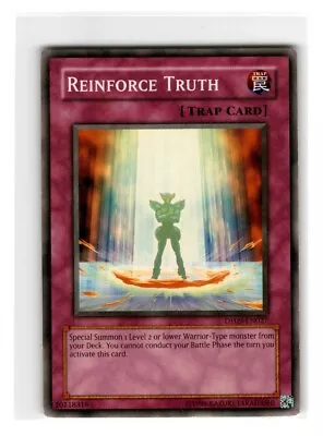 Yu-Gi-Oh! Reinforce Truth Common DP09-EN027 Moderately Played Unlimited • $2.04