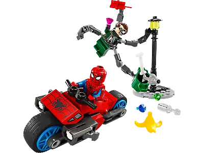 LEGO Motorcycle Chase: Spider-Man Vs. Doc Ock • $22.99