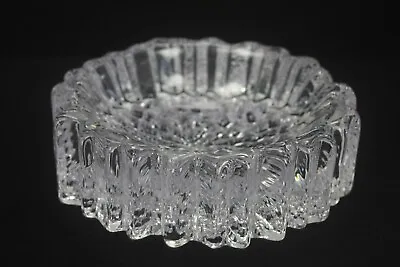 Vintage Hadeland Crystal  Nautilus  Large Bowl Willy Johannson Norway • £30