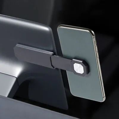 Magnetic Black Phone Holder Screen Side Sticker Car Dashboard Mount Accessories • $5.15