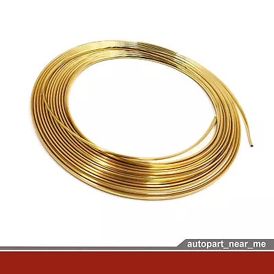 Gold Tone U-shaped Trim Strip Car Door Edge Scratch Guard Protector 12M - 1pcs • $22.55